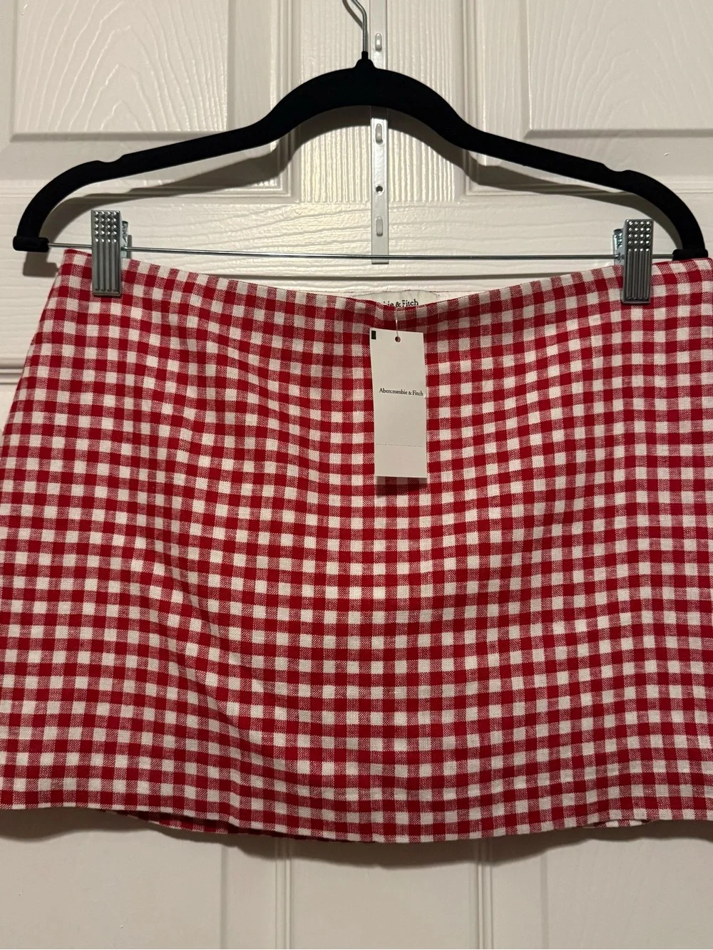 Abercrombie & Fitch Scarlett Mid Rise Linen-Blend Mini Skort | Size Small | NWT - Picture 1 of 5